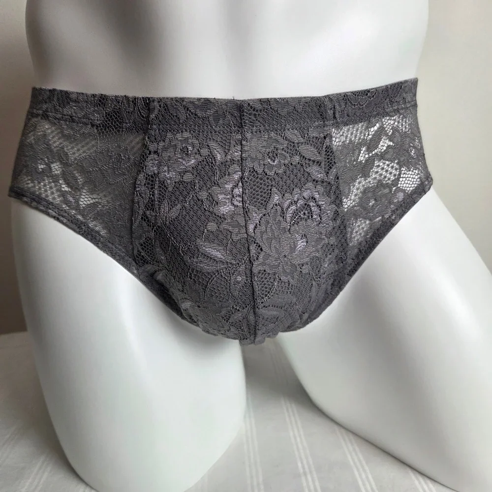 Cosabella Men's Luxury Italian Comfort Lace Micro Brief Soft Pouch Underwear